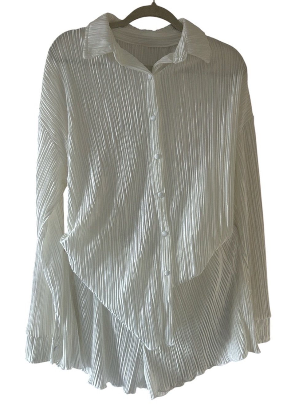 Bridal Matching Lounge Set White Lettuce Hem